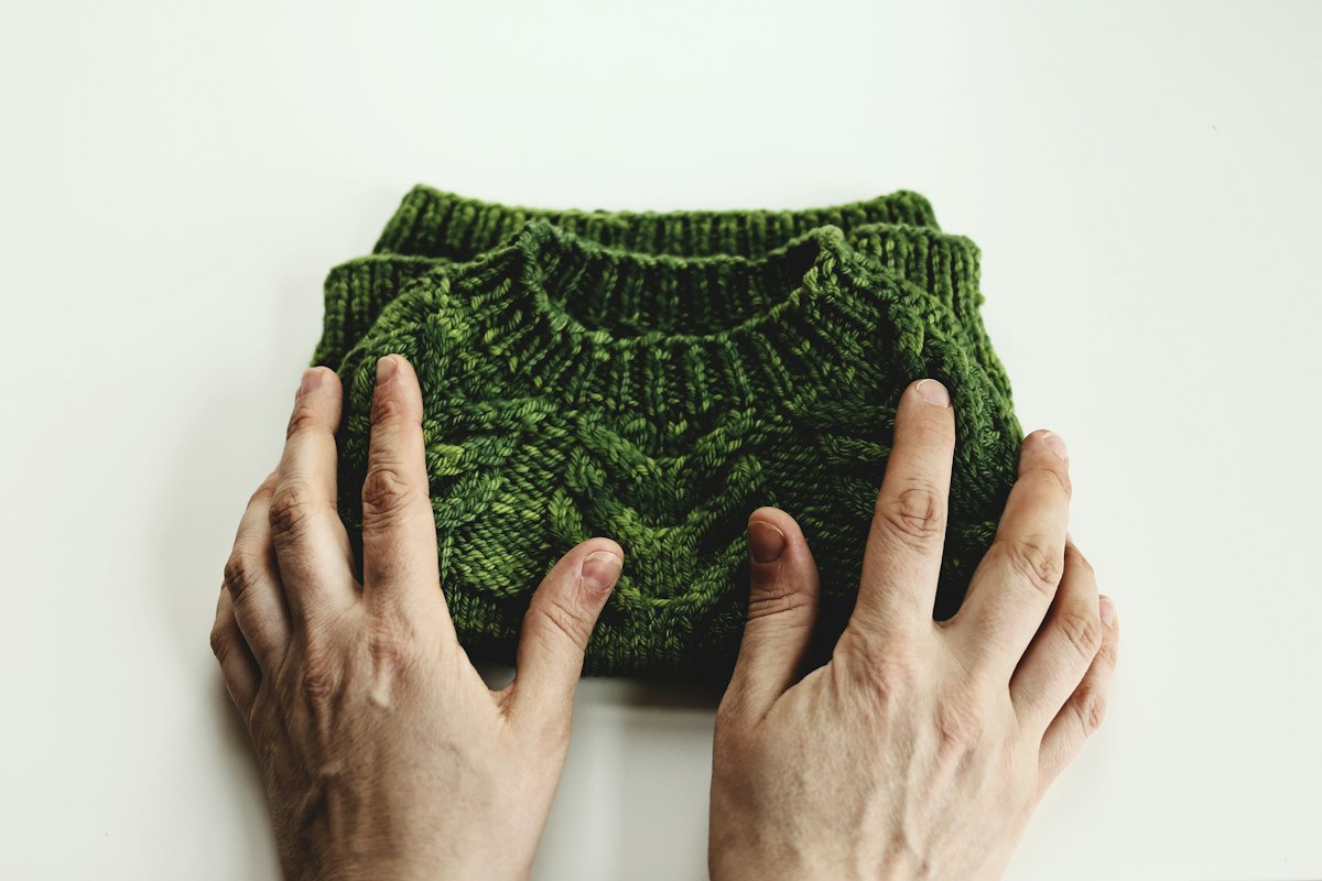 Close-up of fabrics in different colors